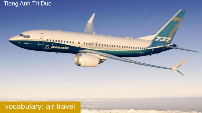 Vocabulary: Air travel