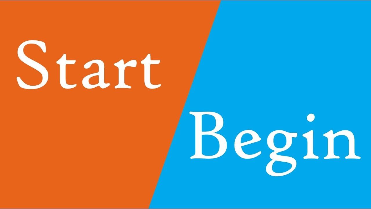Elementary Grammar- Test 4- Start vs. Begin.