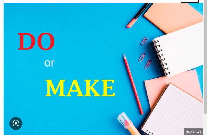 Collocation: do or make