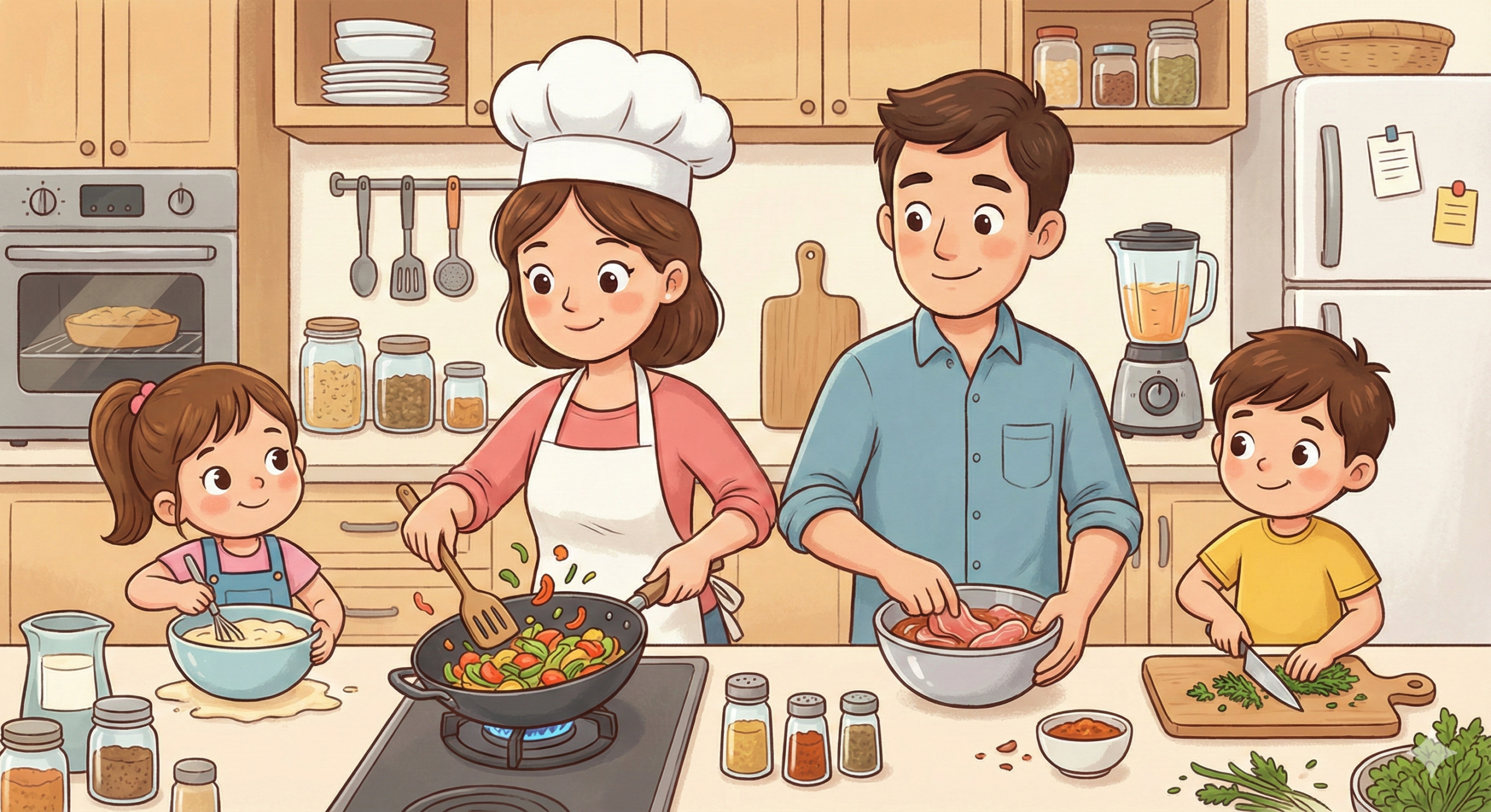 BÀI 13: COOKING (NẤU ĂN)